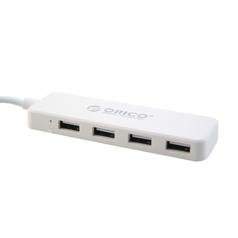 PROMO!! DISKON MURAH KABEL ORICO USB HUB EXT 4 PORT USB 2.0 FL01 UNIVERSAL