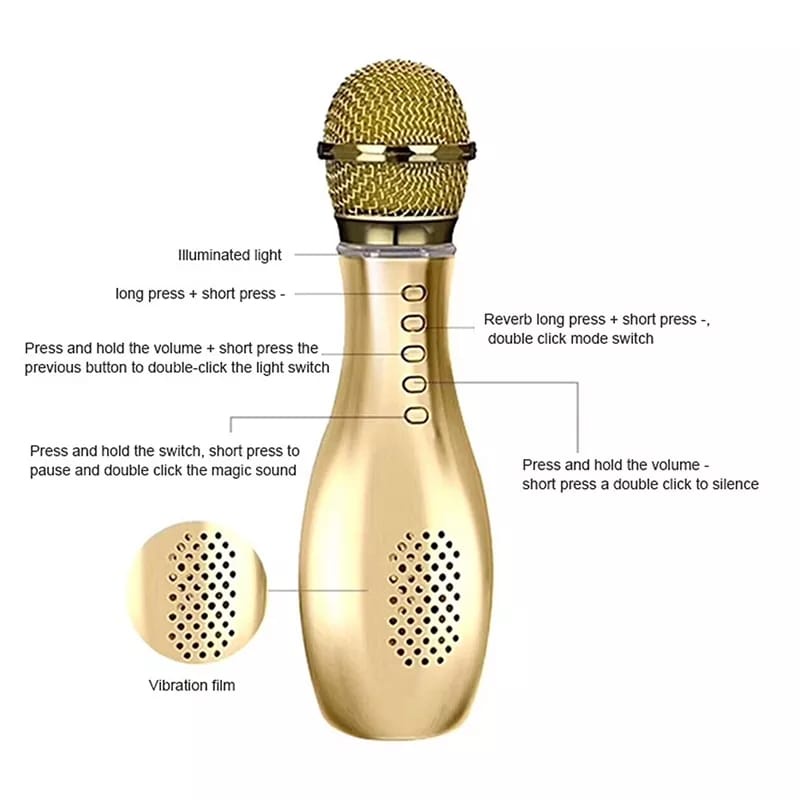 MICROPHONE / MIC Q007 KARAOKE BLUETOOTH