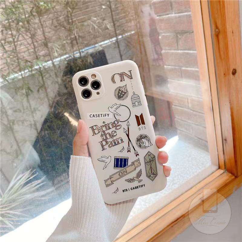 Straight Edge Soft BT21 CASETIFY Case Oppo A16 Reno 5 A54 A12 A15 Reno 5F A53 2020 A9 2020 A5 2020 A11 Reno 4F Reno 4 A12 A1K A92 A52 A72 A3s A7 A12e A5s A31 2020 A15s Reno 4 LITE A11k INS Case BTS CASETIFY Label Case-6