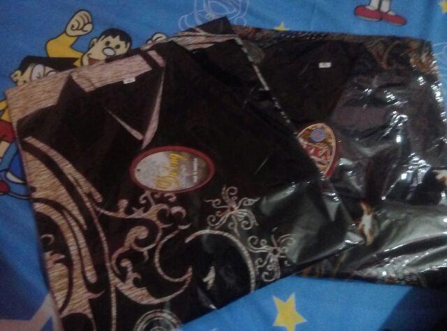 Batikuu New-kemejapria-lengan-panjang-848vo-kemeja-pilot-pangkat-teknisi Kemeja Batik Pria Lengan