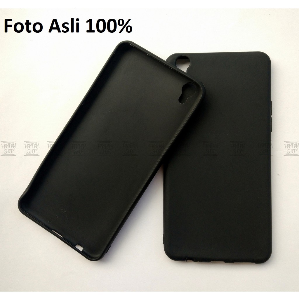 Soft Case Slim Black Matte Oppo R9 Plus Ultrathin Ultra Thin Warna Hitam Casing Blackmatte Softcase