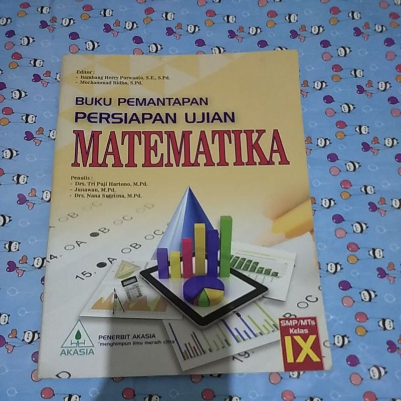buku persiapan ujian Matematika SMP kelas 9