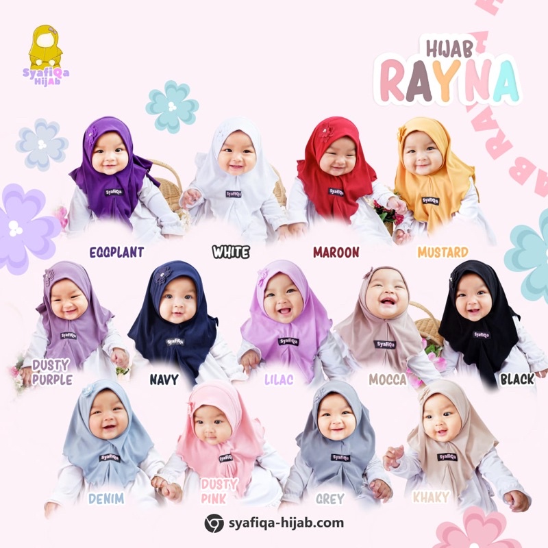hijab rayya by syafiqa hijab