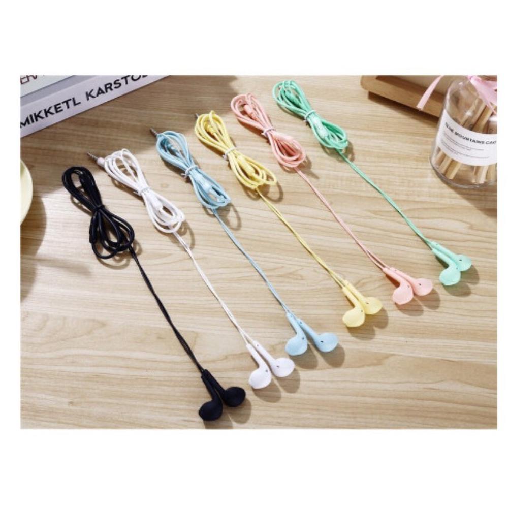 EARPHONE / HANDSFREE / HEADSET MINI MACARON U19 EXSTRA BASS - MULTIWARNA