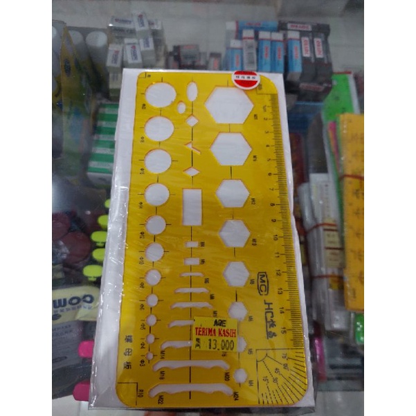 

penggaris ruler berbagai bentuk