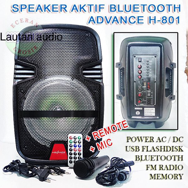 Speaker bluetooth mp3 Advance H 801