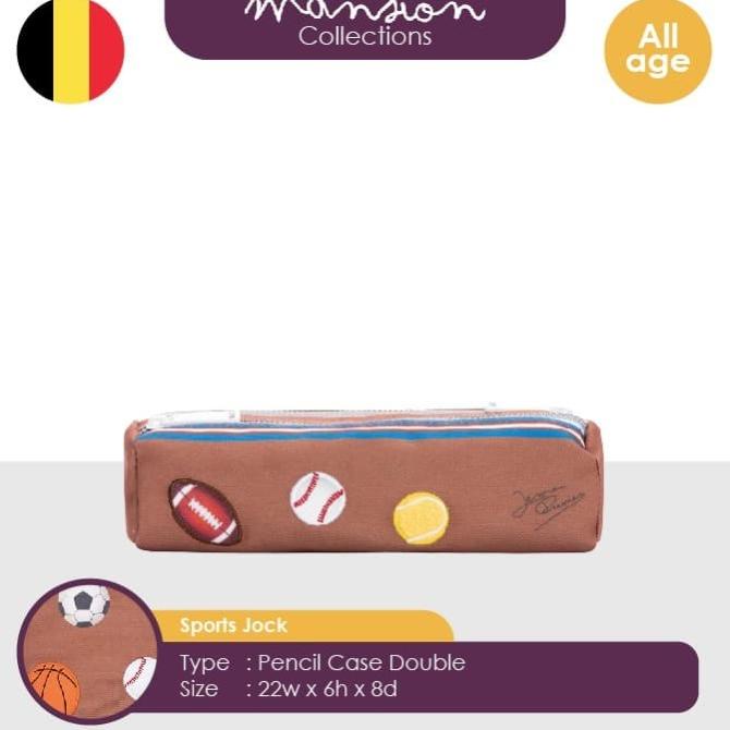 

Jeune Premier - Kotak Pensil - Pencil Case Double - Sports Jock