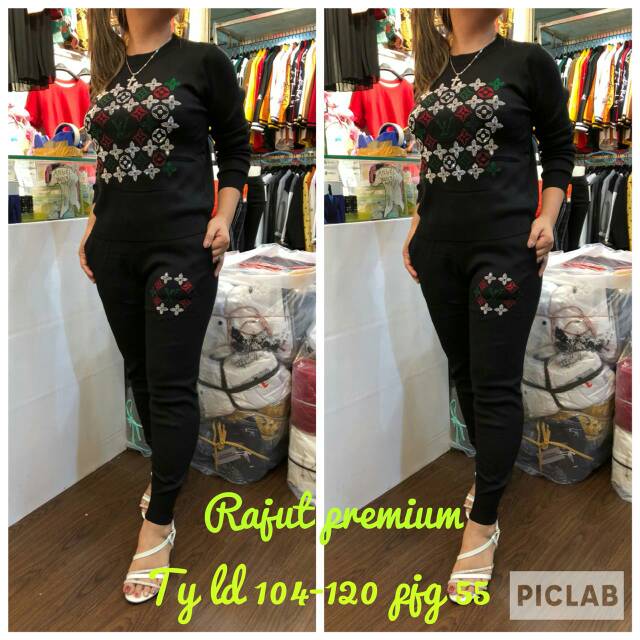 SETELAN RAJUT PREMIUM LV MOTEK (VA)