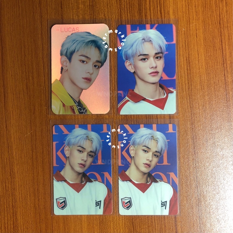 [BOOKED] SuperM SuperOne Lucas Non Album Holostandee Sticker Set Binder Photocard PC ONLY