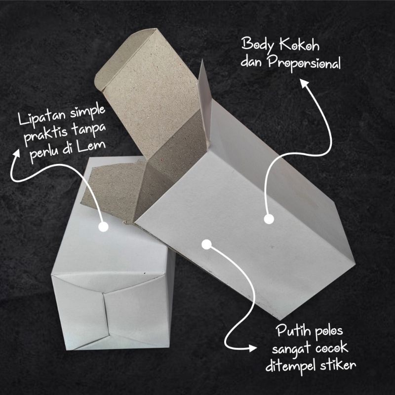 

Box Botol 50ml / Box 4.5x4.5x8.5 polos