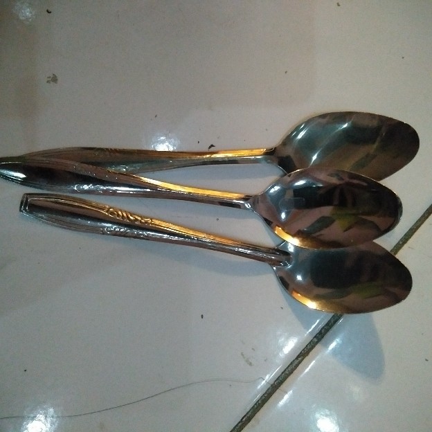 Souvenir - Sendok Makan Stainless Murah Tebal - Merk Subron