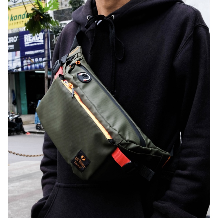 COLOMBANO ARMY |ManNeedMe x URBAN| Tas Selempang Pria Tas Pinggang Waist Bag ORIGINAL