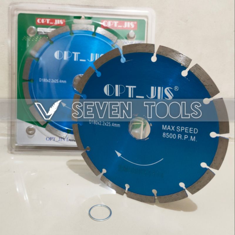 Diamond Wheel Mata potong keramik granit 7 inch merk OPT JIS  mata pisau potong keramik
