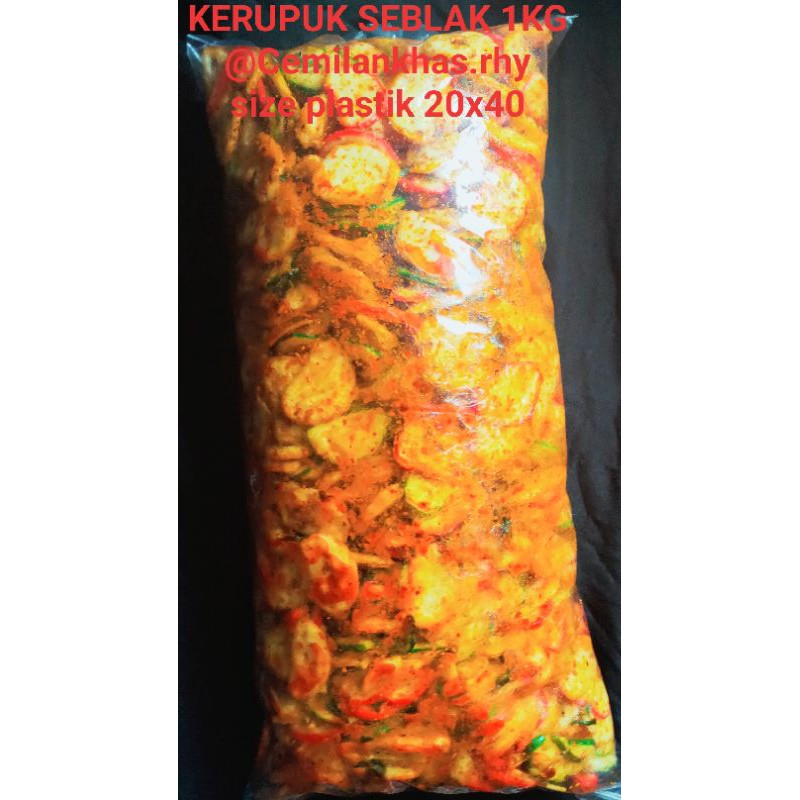 KERUPUK SEBLAK 1Kg/SEBLAK KERING / SEBLAK BANTET / CEMILAN / SNACK / CEMILAN KILOAN / MAKANAN RINGAN