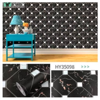 Wallpaper Dinding Marmer - Marble - Wallpaper Dapur - Walpaper Tembok Marmer - Kompor - Meja Dapur 1