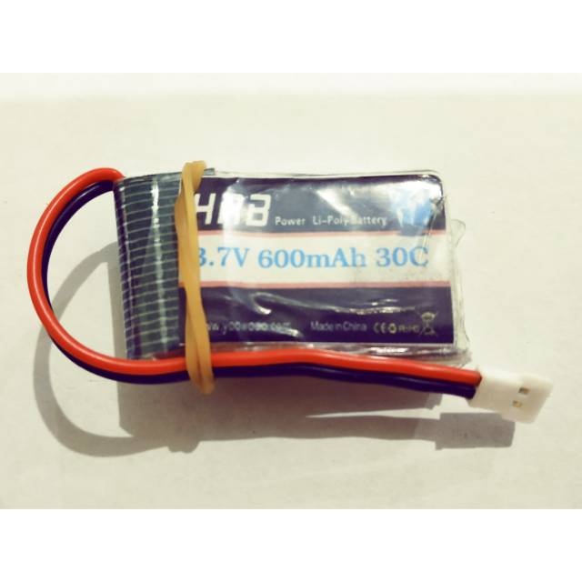 Baterai Lipo HRB 1S 3.7v 600mah 30c Drone Aeromodelling Heli Boat