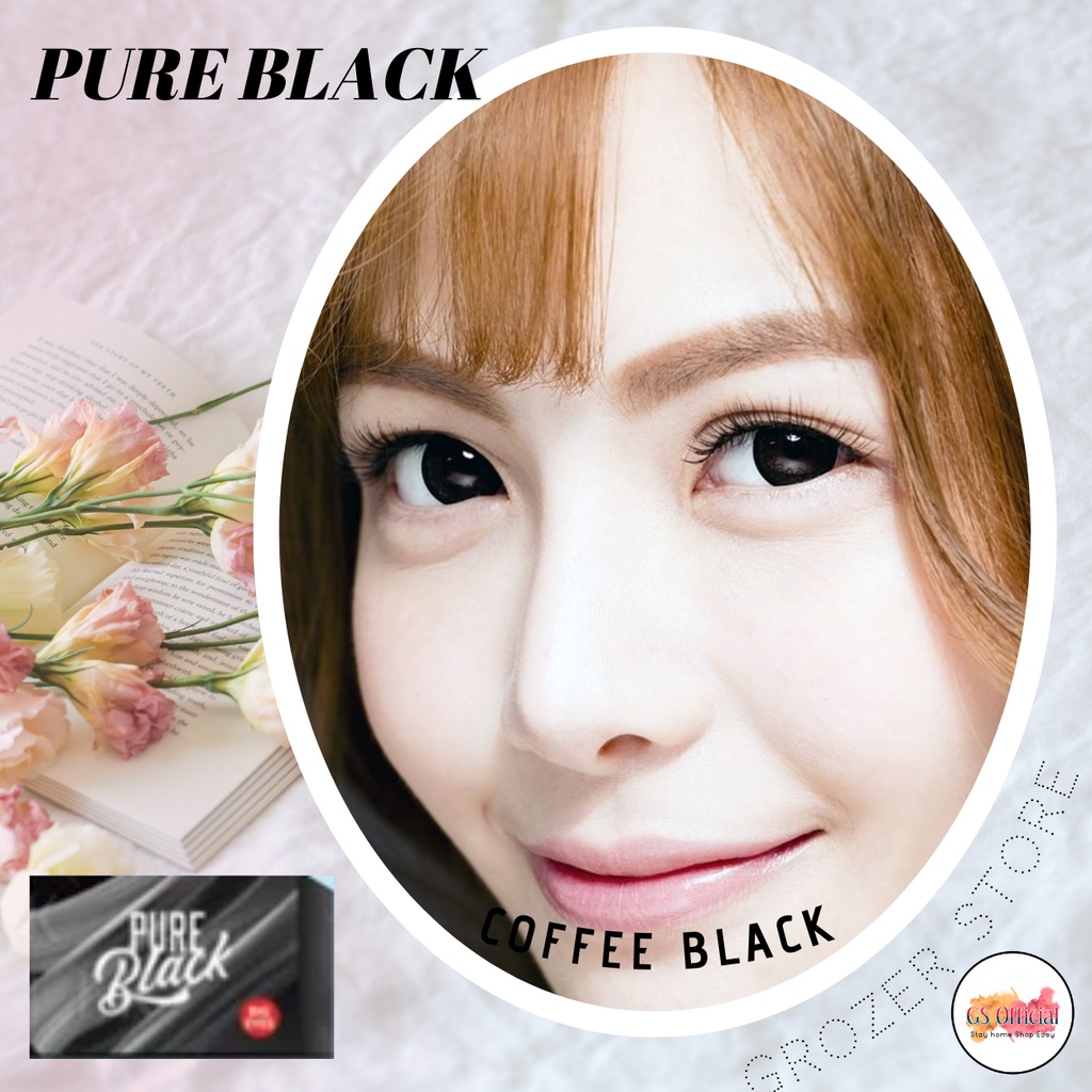 SOFTLENS PURE BLACK NORMAL DIA. 16.00mm | BIG EYES