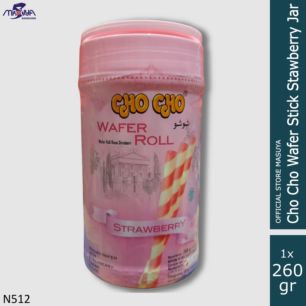 

PT.DOLPHIN Cho Cho Wafer Stick Strawberry 260 gr