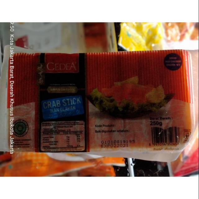

Cedea crab stick 250gr