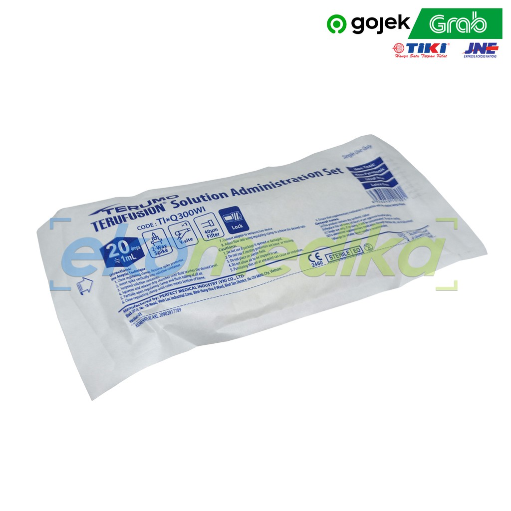 Infuset Dewasa Terumo Infusion Set Adult Terumo Selang Infus Ti Q300wi Isi 100 Pcs Shopee Indonesia