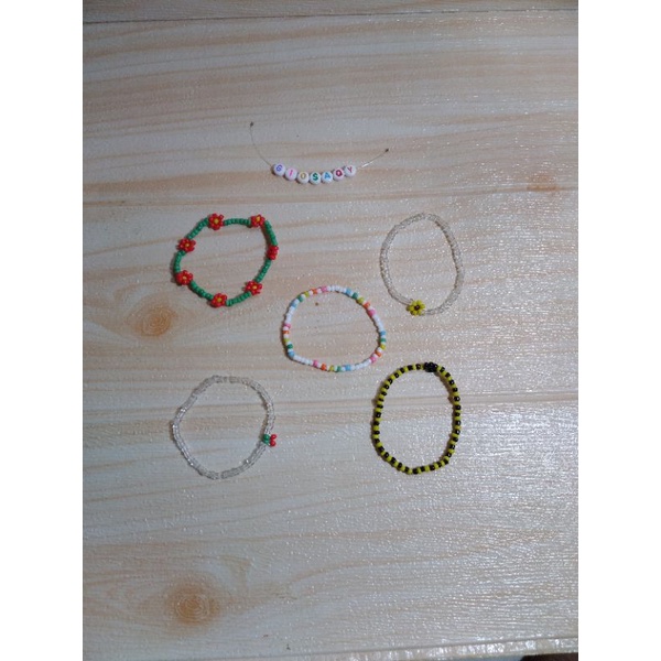 gelang manik simple gaya korea/bracelet kpop