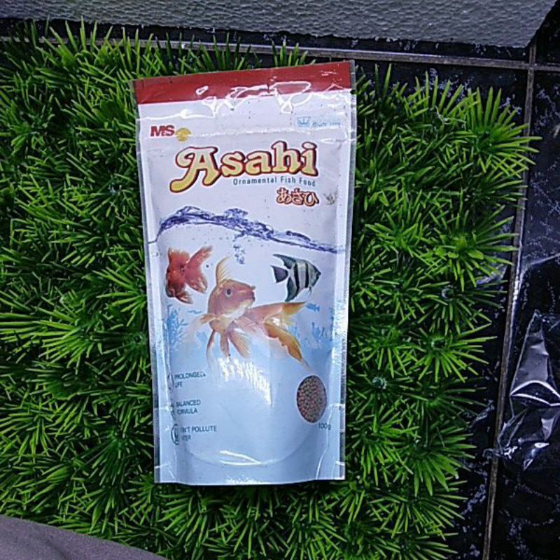 

pelet Asahi fish food 100gr