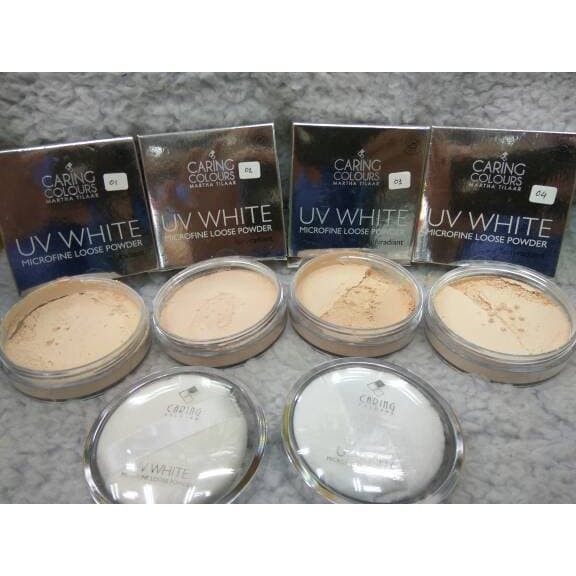 CARING COLOURS uv white tabur