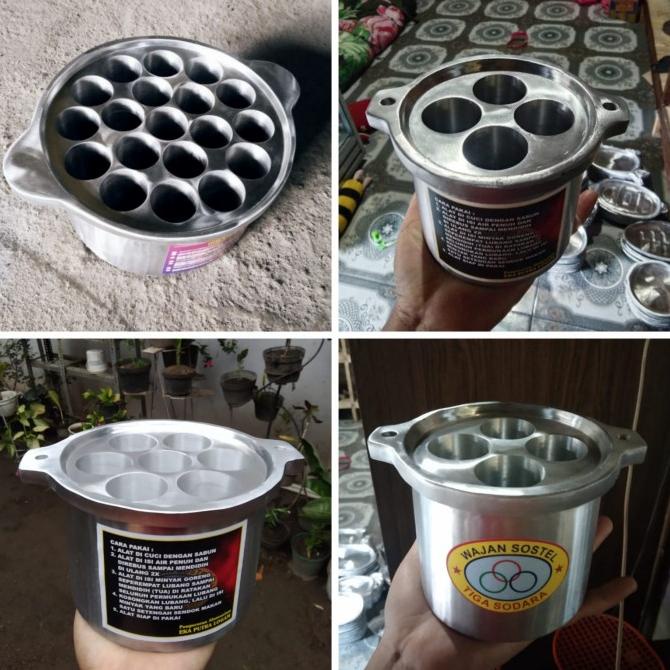 +++++] cetakan sostel 4 lubang / WAJAN SOSTEL