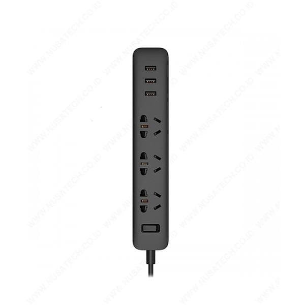 Stop Kontak Xiaomi Mi Smart Power Strip Colokan Adapter 3 USB Port Powerstrip