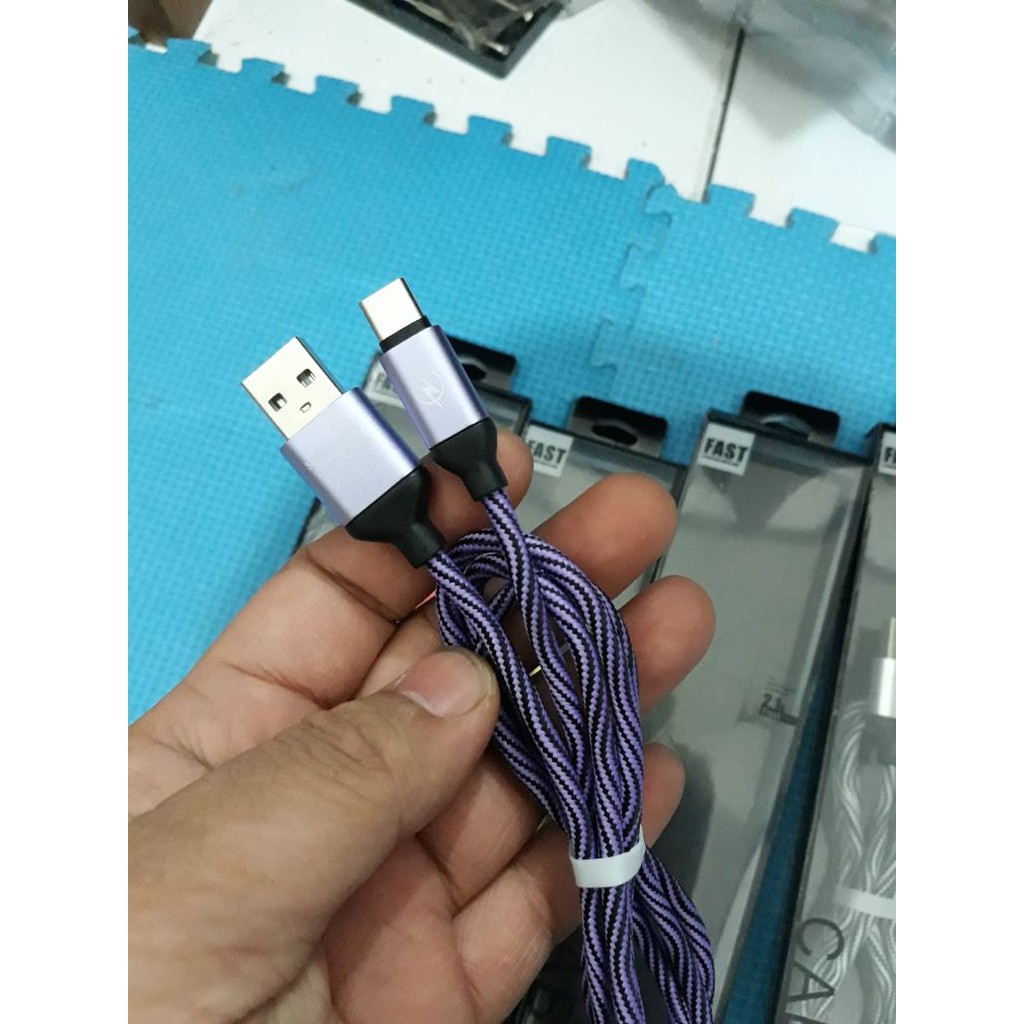 TYPE C KABEL USB FAST CHARGING - TYPE C USB CABLE 1 M FOR SMARTPHONE