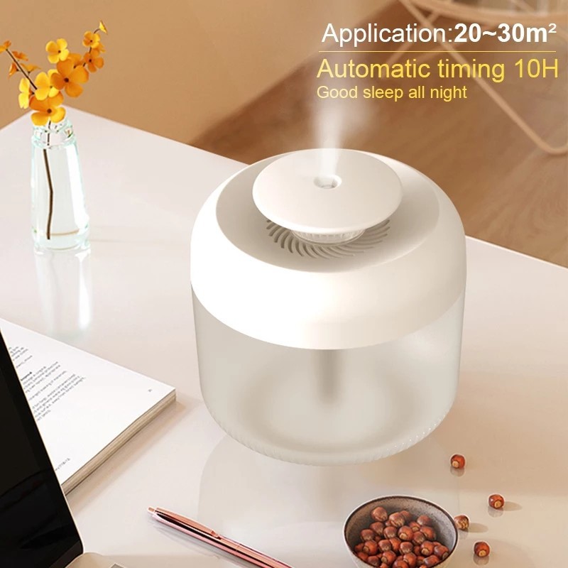 NA - Humidifier Oil Diffuser Aromaterapi 2.4L - Pelembab Udara USB A9