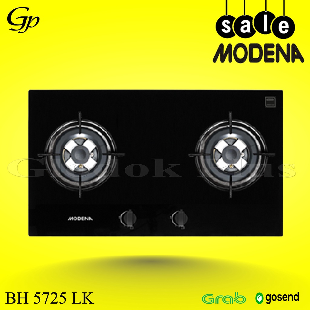 MODENA ENERGIA BH 5725 LK Kompor Tanam gas 5725LK 2 tungku bh5725lk