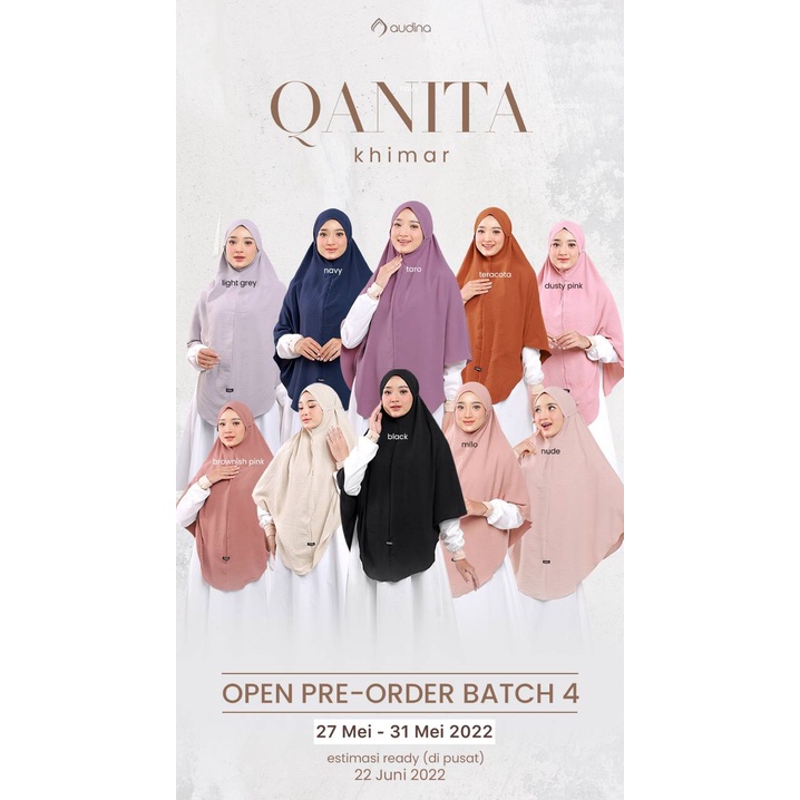 QANITA KHIMAR BY AUDINA JILBAB HIJAB INSTAN SYARI NON PET