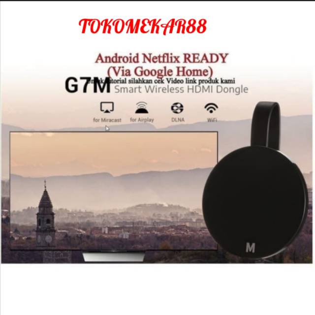 Anycast Dongle HDMI Wireless Wifi Mirascreen Miracast G7M