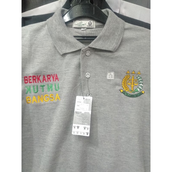 KAOS POLO bordir kejaksaan / kaos kejaksaan (costum)