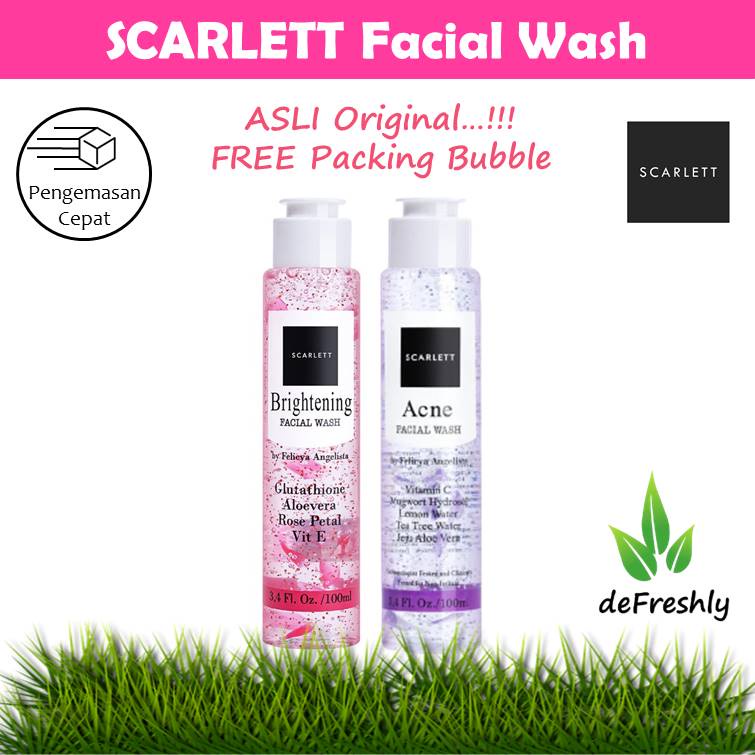 SCARLETT Brightening Facial Wash - Scarlet Whitening