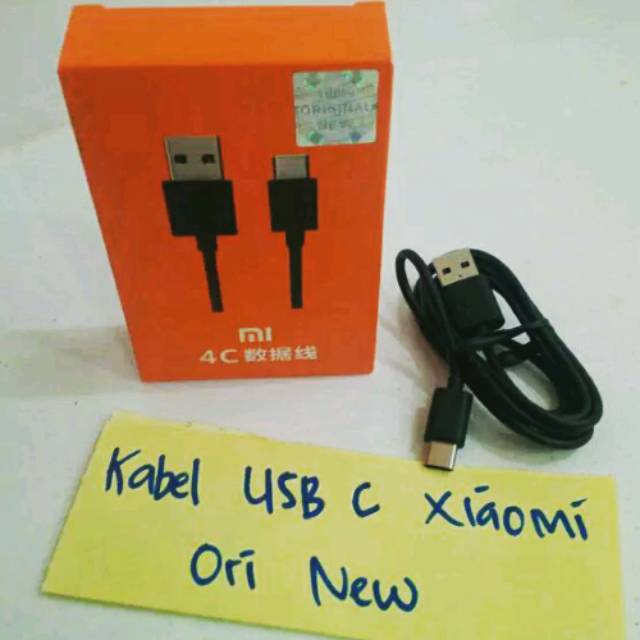 Usb Kabel Data Xiaomi Type C Original Fast Shopee Indonesia