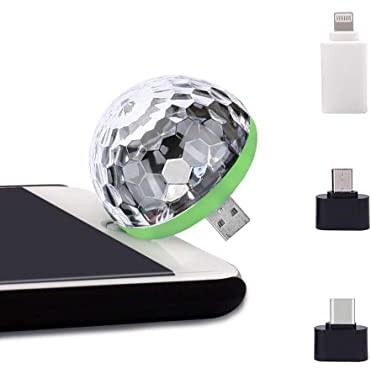 Led Small Magic Ball Mini Usb Disco Colokan USB A Lampu LED Disco Mini K-868