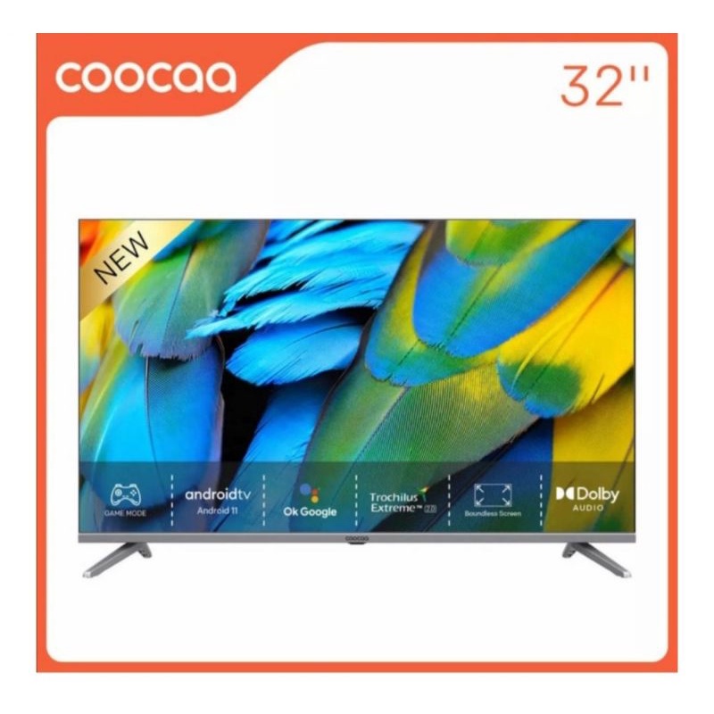 Coocaa Led TV Android 11- 32 Inch 32CTD6500