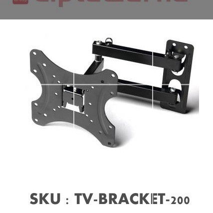 Telescopic TV Bracket 2.5m 200 x 200 Pitch 17-42Inch TV X-200