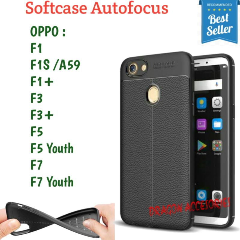 Autofocus Oppo F1 F1f A35 F1S F1+ F3 F3+ F5 F7 Youth Softcase Silikon Case Kulit Shockproof Casing Cover