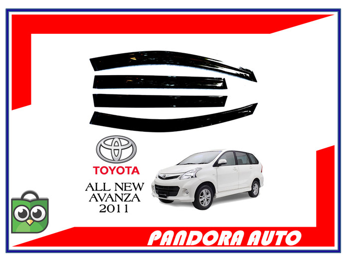 TALANG AIR MOBIL TOYOTA ALL NEW AVANZA 2011 MODEL SLIM BAHAN AKRILIK HITAM