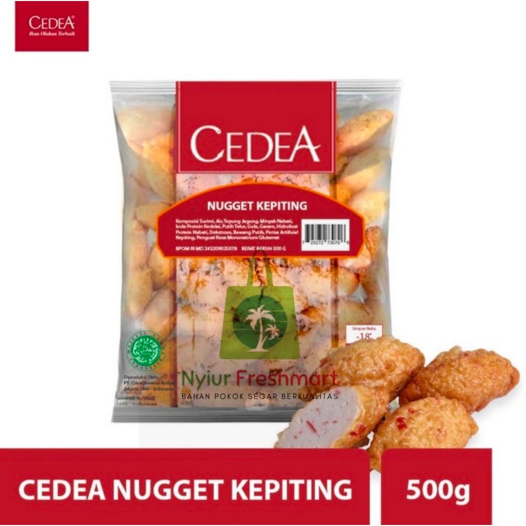

CEDEA NUGGET KEPITING 500G