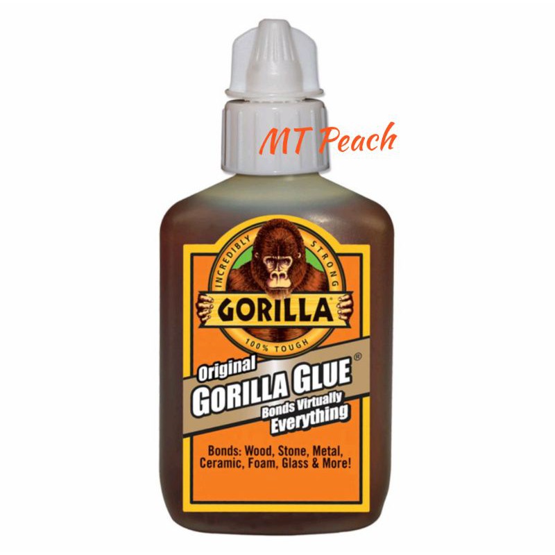 

LEM SERBAGUNA MERK GORILLA 59 ML ORIGINAL GLUE 2OZ LEM SEPATU GORILLA GLUE WATERPROOF MADE IN USA