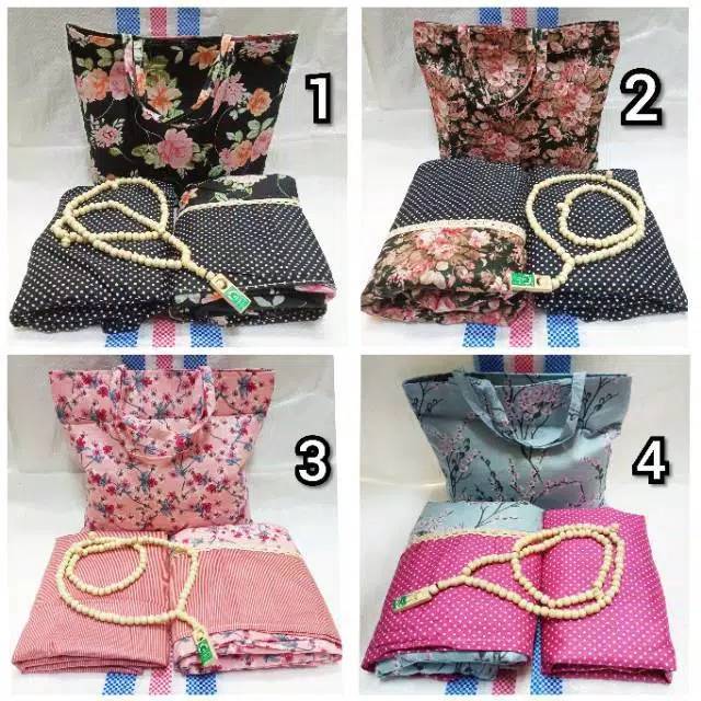 ( free tasbih ) MUKENA KATUN JEPANG ORIGINAL RENDA