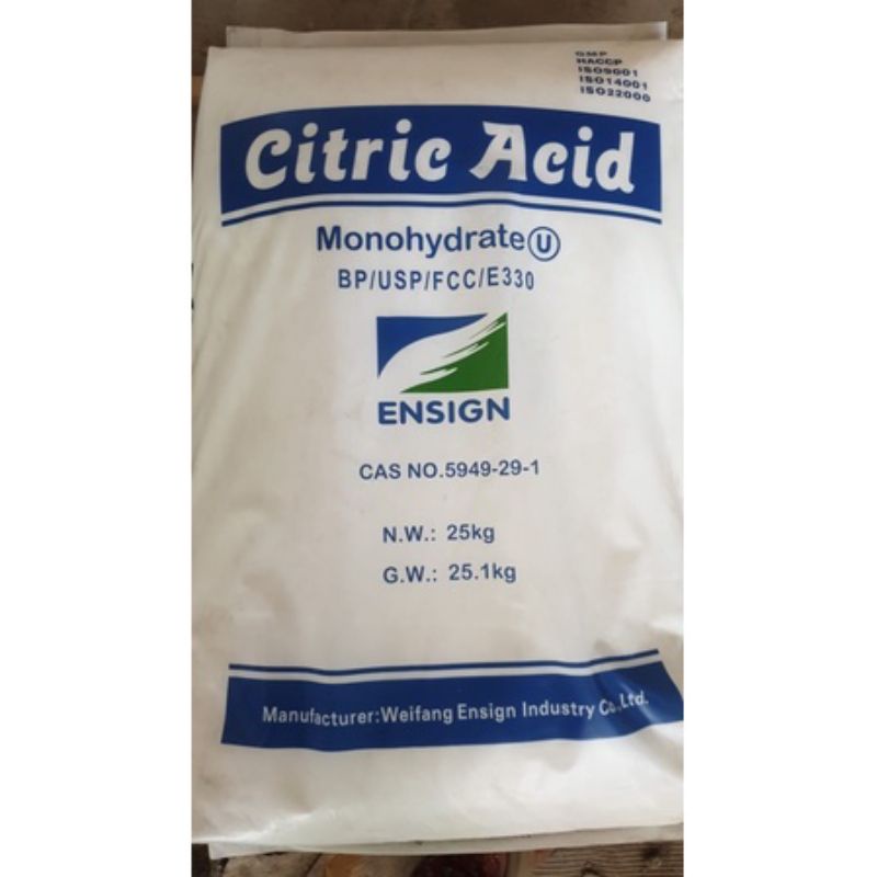 Citric Acid Monohydrate / Citrun pembersih kerak kamar mandi 500 - 1 KG