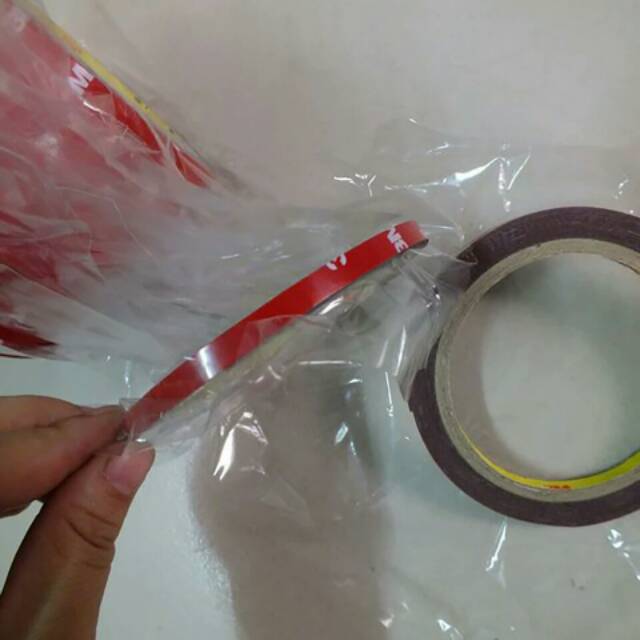 10Mm Roll Doubletape Dobel Tape Selotip Perekat Plester Dua Sisi Ganda Bolak Balik