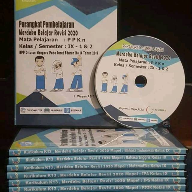 Perangkat Pembelajaran CD RPP K13 Terbaru