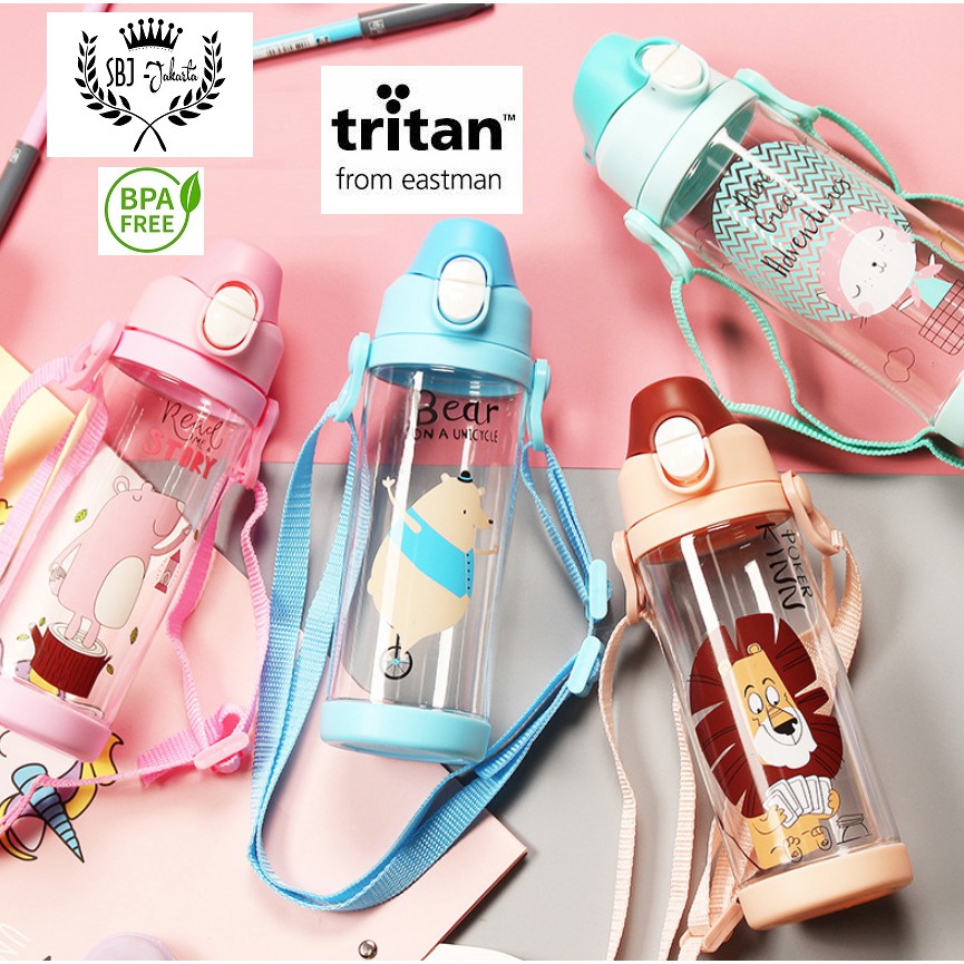 BOTOL MINUM DILLER DIYI TERMOS PLASTIK ANAK TRITAN 100% BPA FREE 550 ML