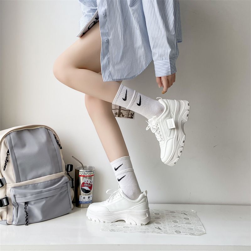 [GROSIR][COD] SEVEN_DAY SEPATU SNEAKERS WANITA KOREA IMPORT SPORT SHOES PUTIH H-923